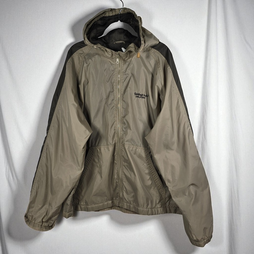 Rainforest Cafe Orlando Windbreaker Jacket Full Zip Hooded Adult XL Hiking‎ Wear